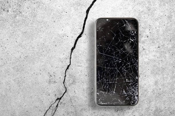 Phone repair tools and components used during iPhone and Android repairs